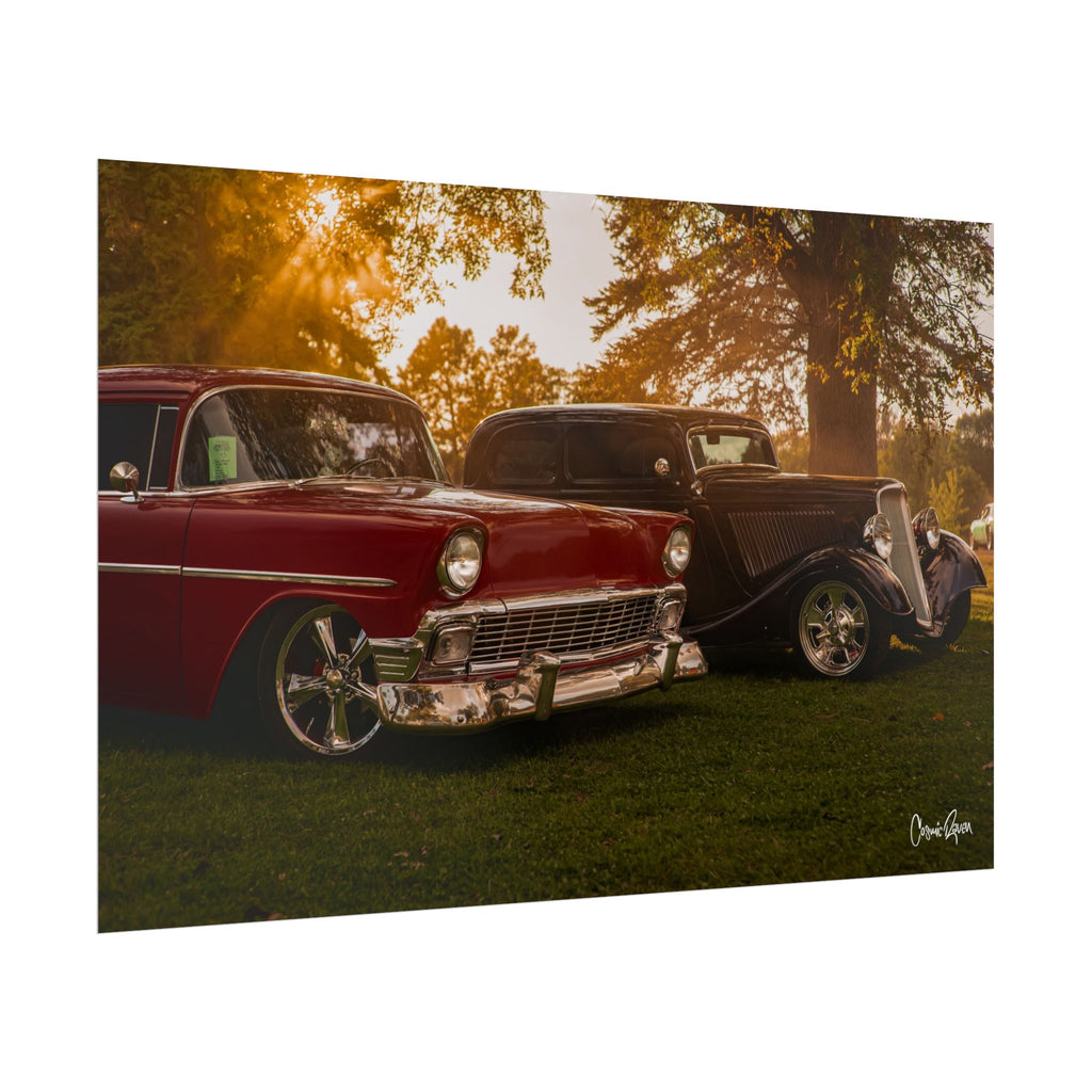 Lucky Draw Poster - Classic Car Photography Wall Art