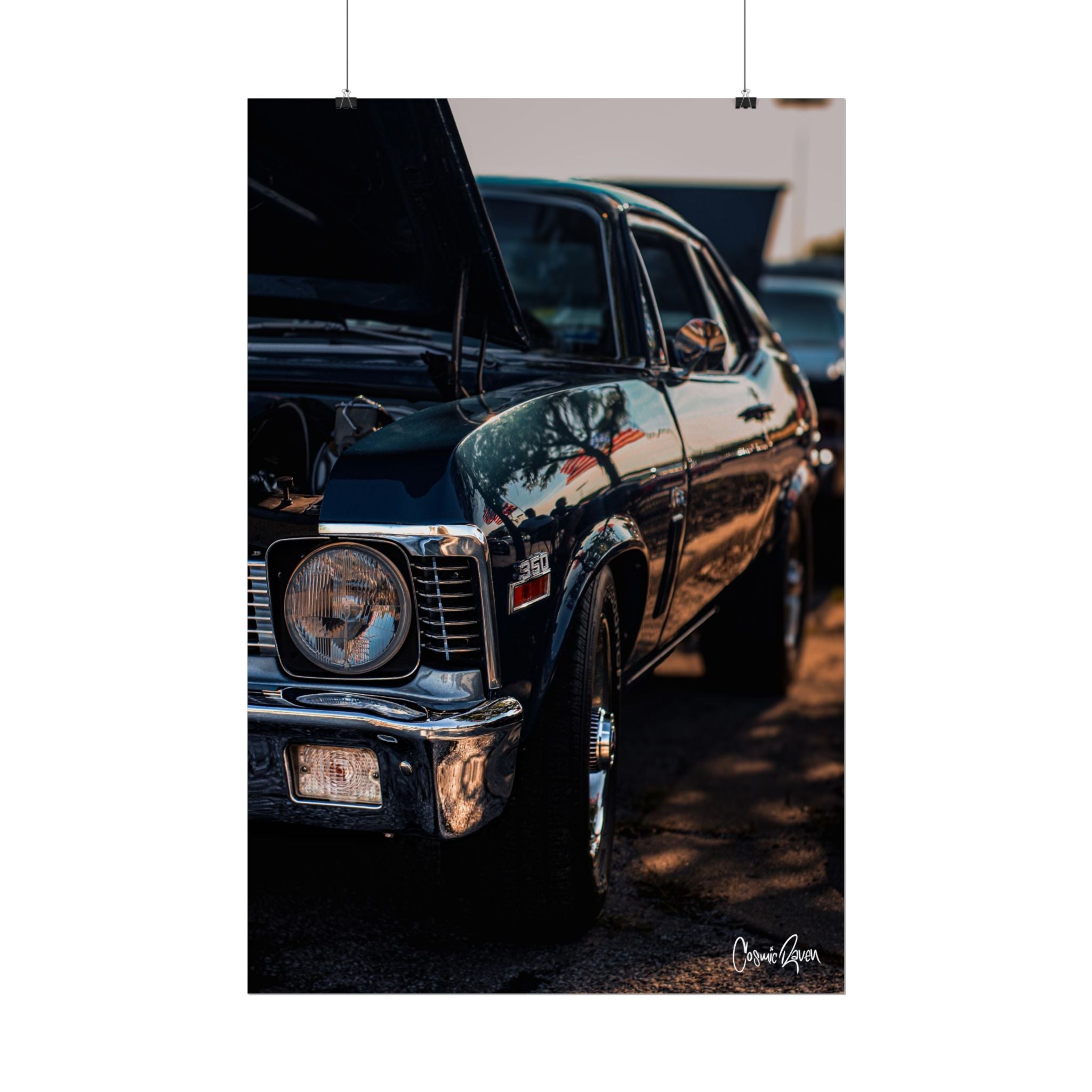 Summer Classic Poster - Vintage Muscle Car Wall Art Print