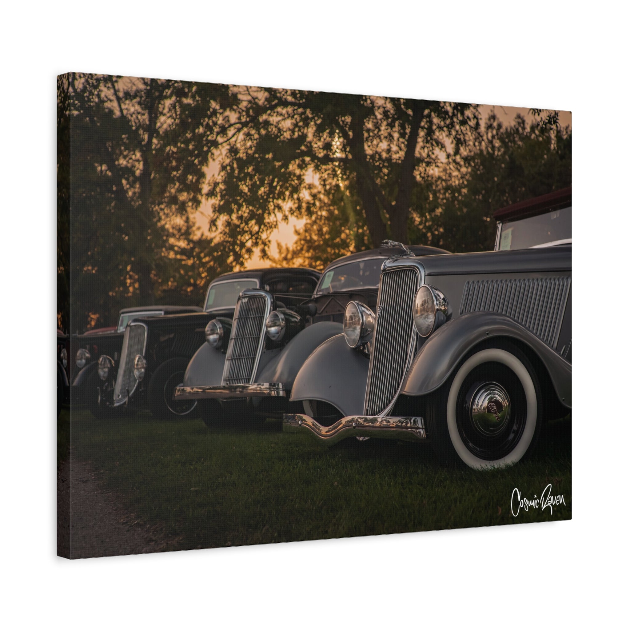 Vintiques Canvas - Vintage Car Matte Canvas Wall Art