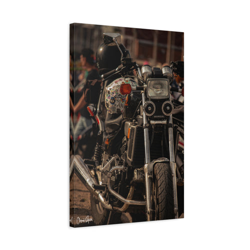 Bruno Canvas - Vintage Retro Honda Motorcycle Photography Print