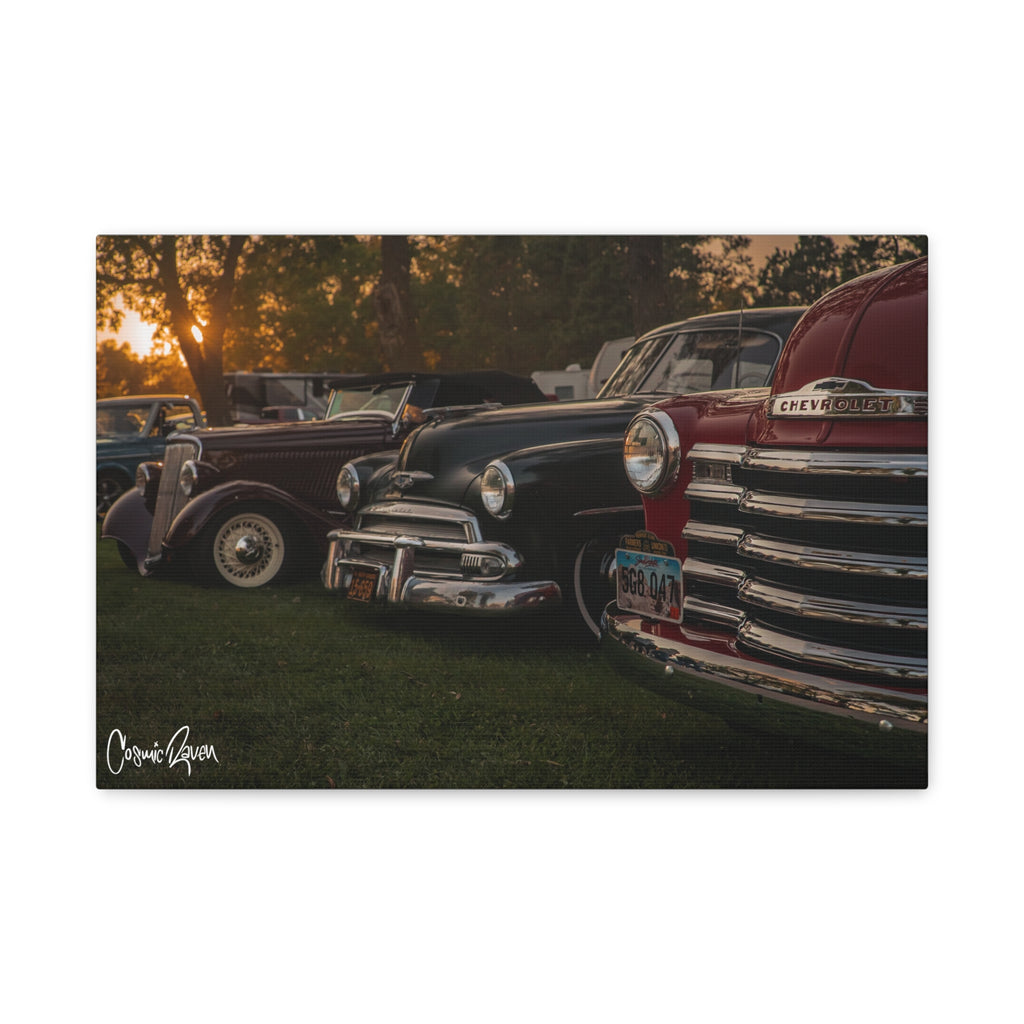 Kempeska Sunset - Classic Car Matte Canvas