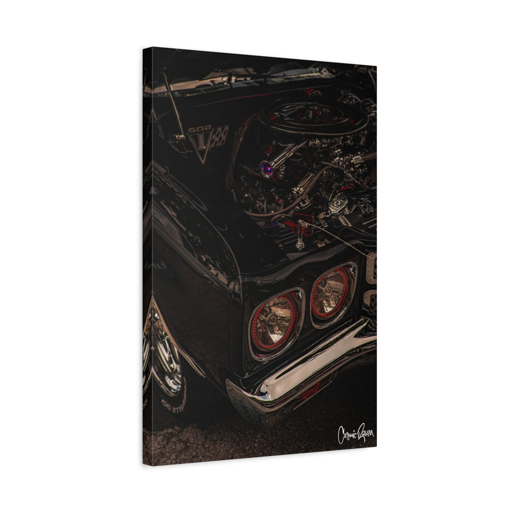 502 Canvas - Classic Muscle Car Photography Engine Art Canvas Print