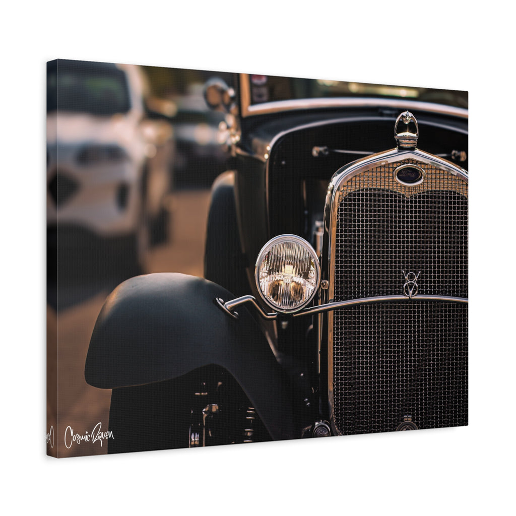 Iron & Ember Canvas - V8 Coupe Classic Car Art Print
