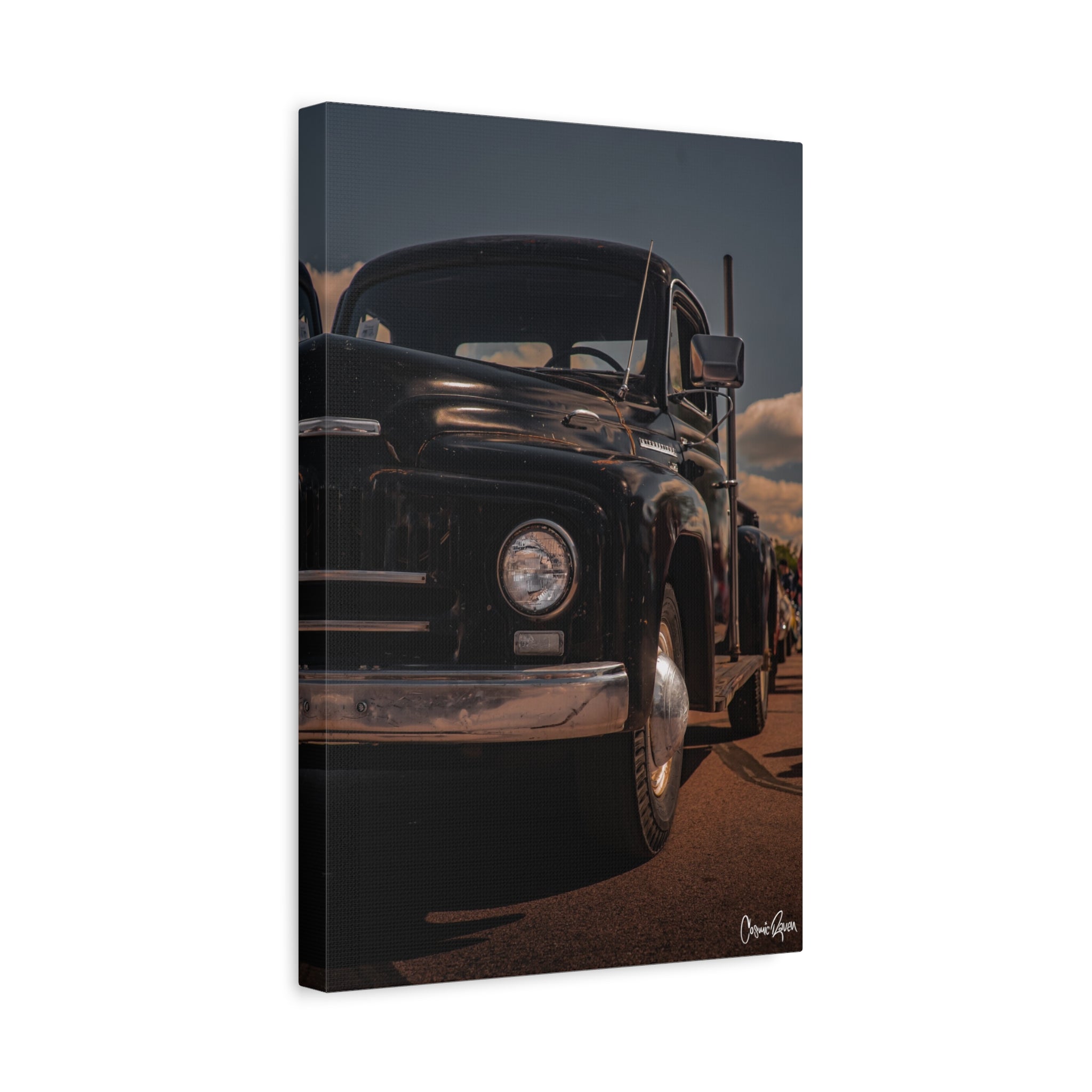 The Binder Canvas - International Vintage Truck Photography Canvas