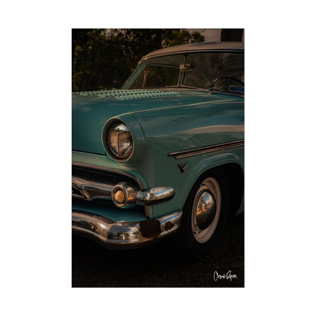 Rustina Poster - Classic Ford Car Photography Print