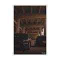 Bridge Battle Canvas - Mustang Muscle Car Art Print Car Photography