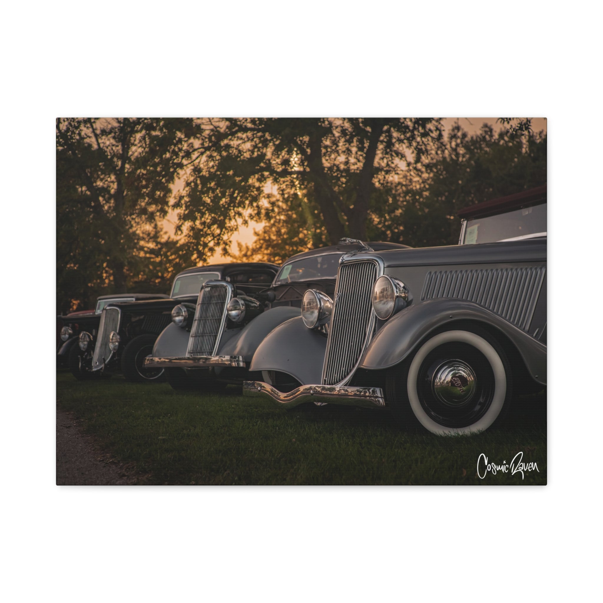 Vintiques Canvas - Vintage Car Matte Canvas Wall Art