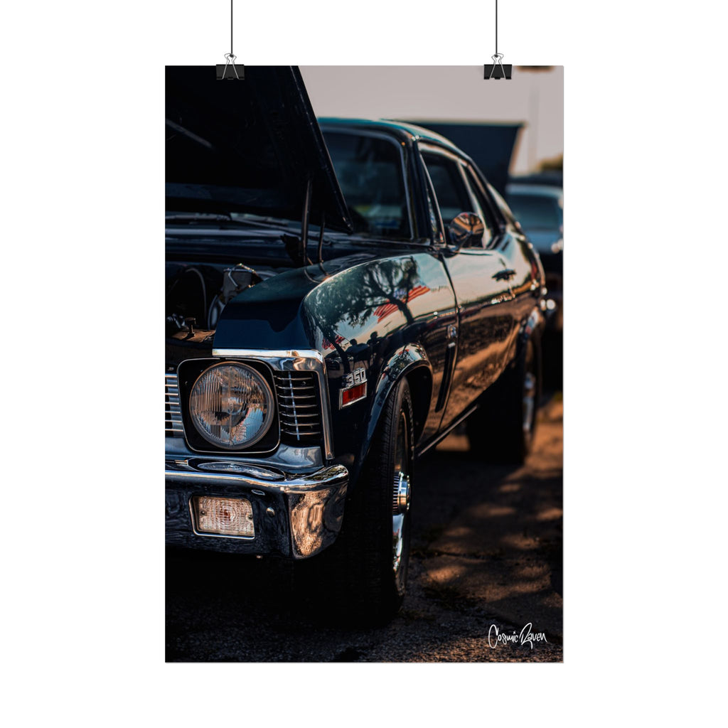 Summer Classic Poster - Vintage Muscle Car Wall Art Print