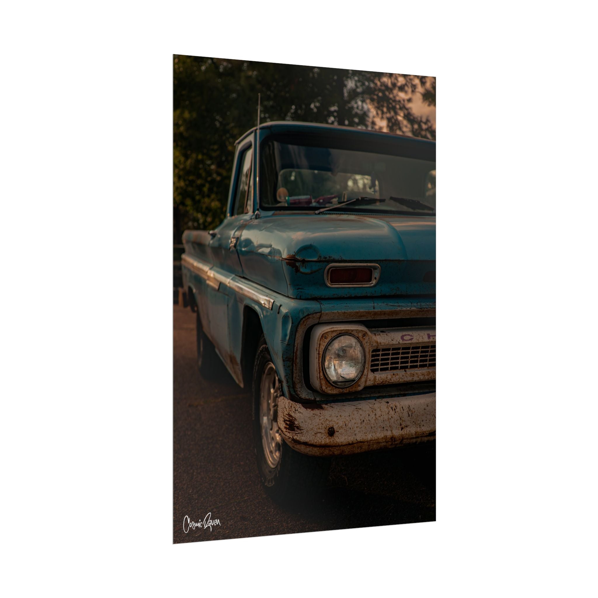 Bert Poster - 1965 C20 Chevy Vintage Truck Photography Wall Art