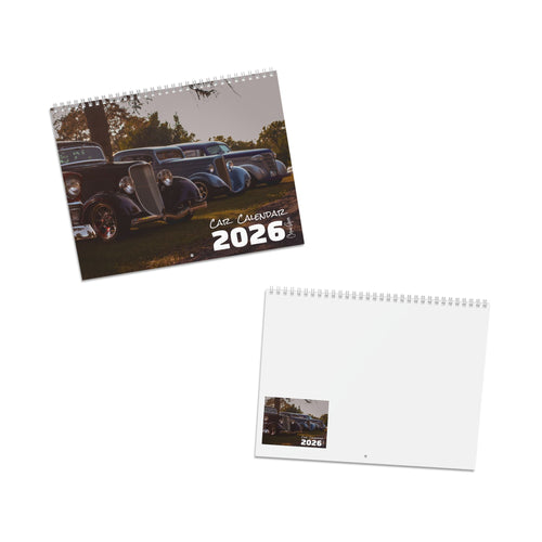 2026 Car Wall Calendar - Automotive Photography Calendar