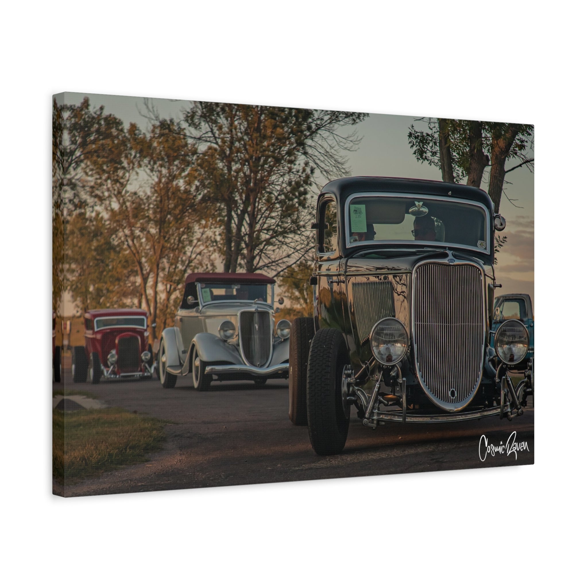 Triple Threat Canvas - Vintage Car Art Canvas Print