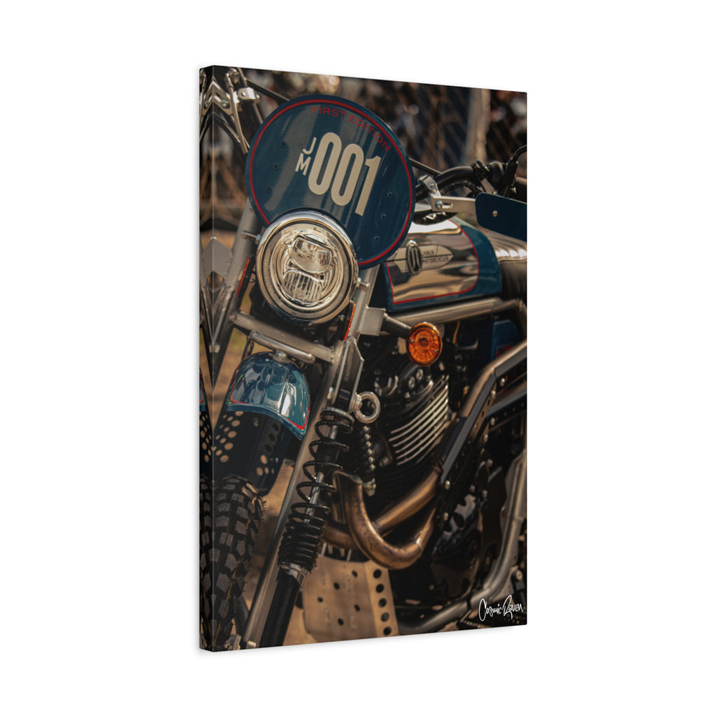 Gryffin Canvas - Motorcycle Wall Art Photography Print Matte Finish, Stretched, 1.25" Depth