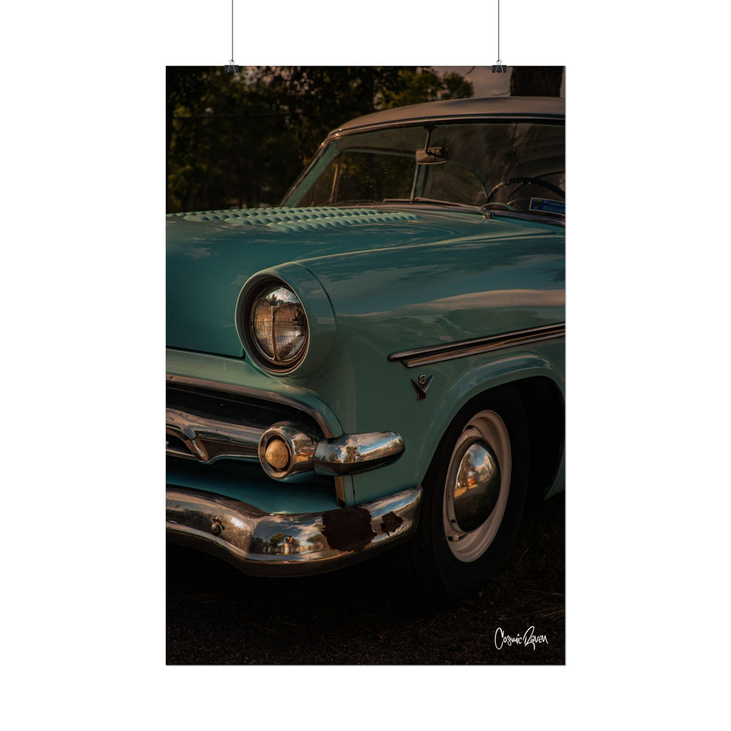 Rustina Poster - Classic Ford Car Photography Print