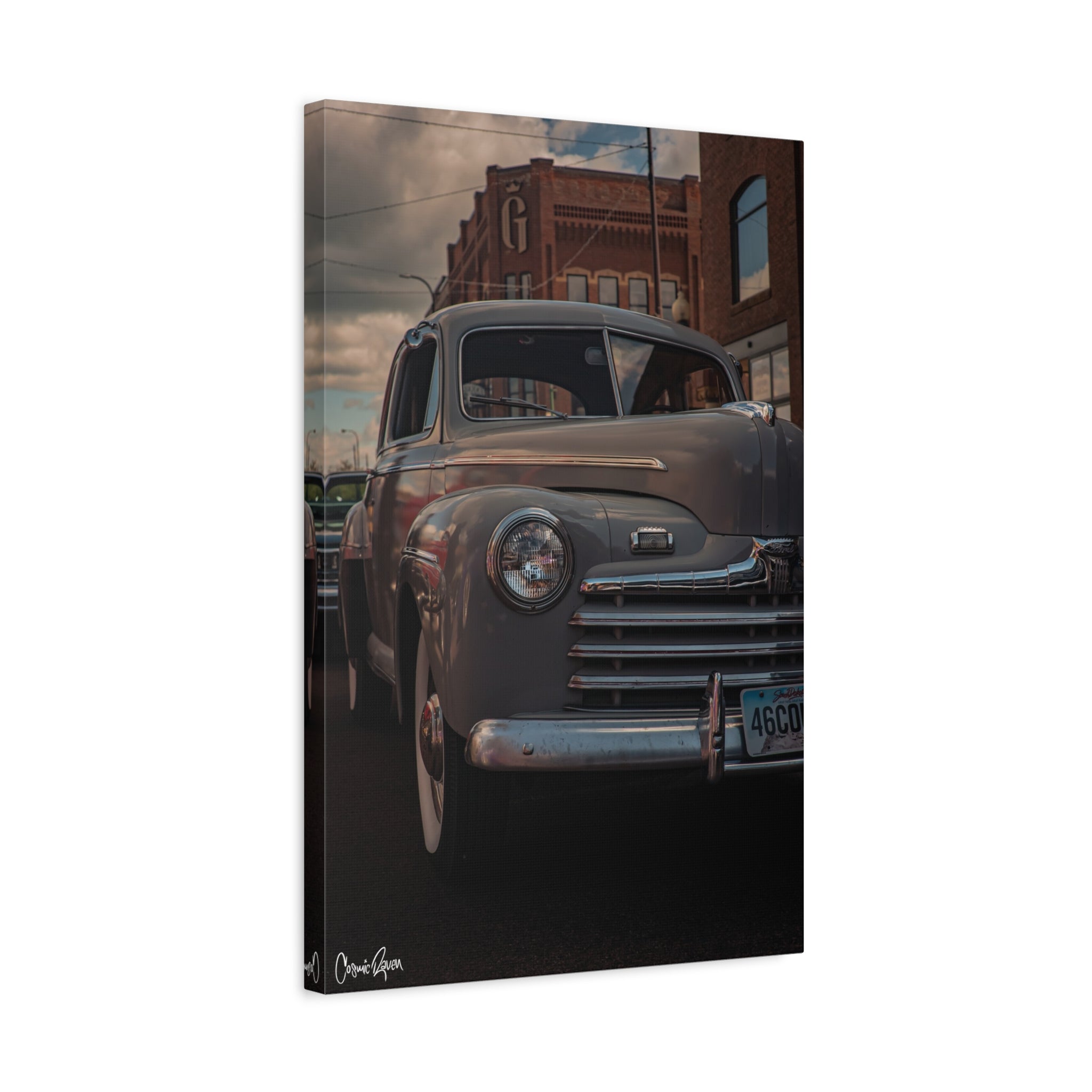 The 46 Canvas - Ford Super Deluxe Classic Car Photography Art Print