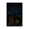 Kansas City Poster -Urban Nightscape Downtown Industrial Skyline Photography Wall Art