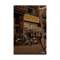 Stockyards Poster - Tattoo Shop Photography Print - Urban Motorcycle Art