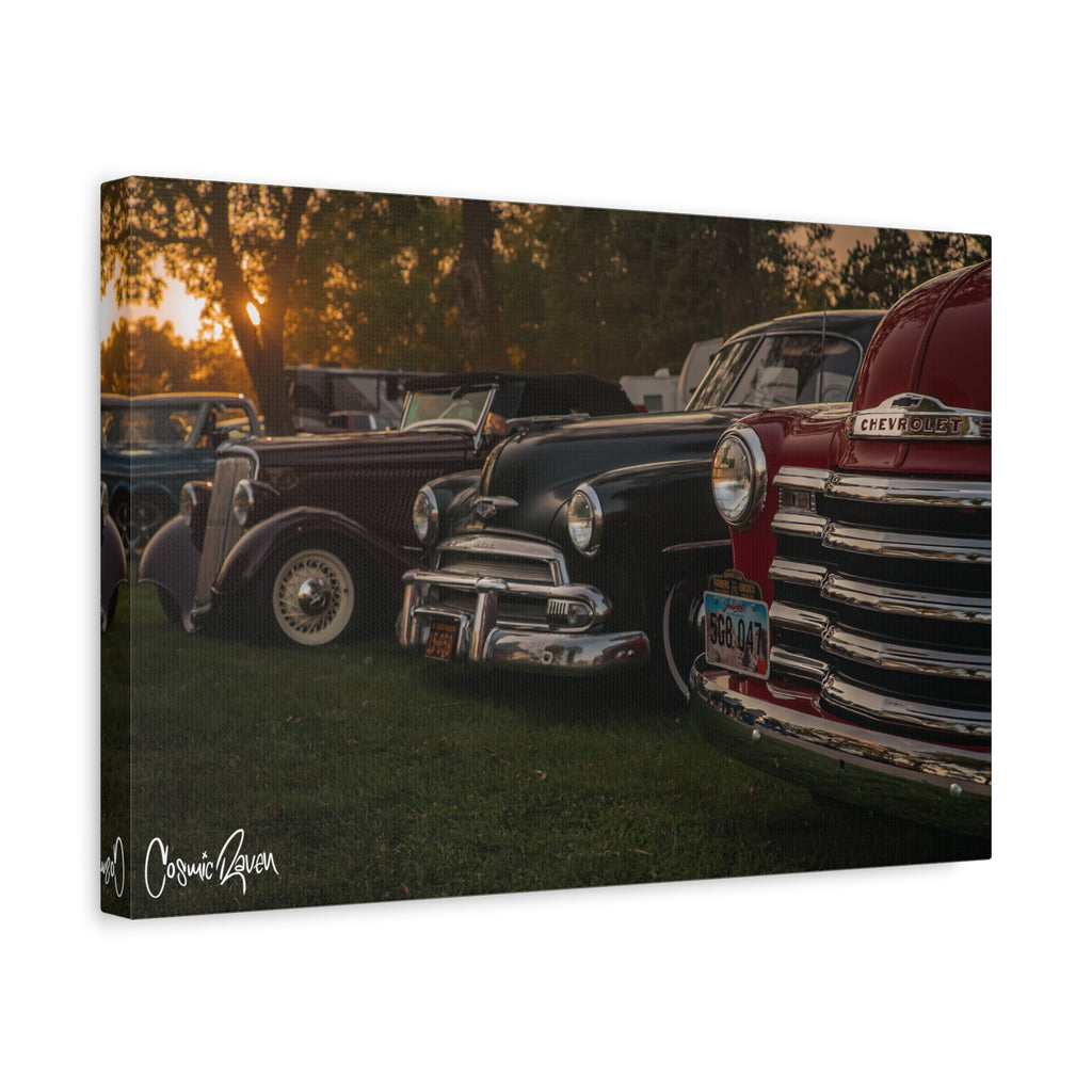 Kempeska Sunset - Classic Car Matte Canvas